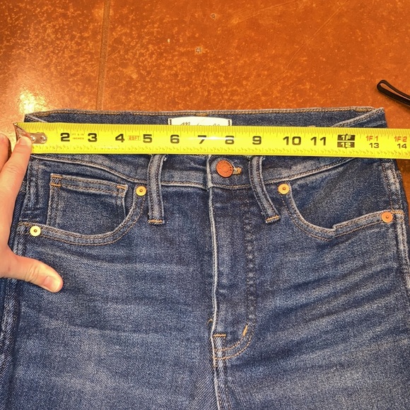 EUC Women’s Madewell 10” High Rose Skinny Denim Jeans Sz 26 - Picture 8 of 10